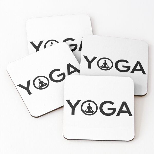 Item preview, YOGA Meditation Typogram - Yoga Lotus Pose Inside Letter O Zen Design designed and sold by 2Sec.