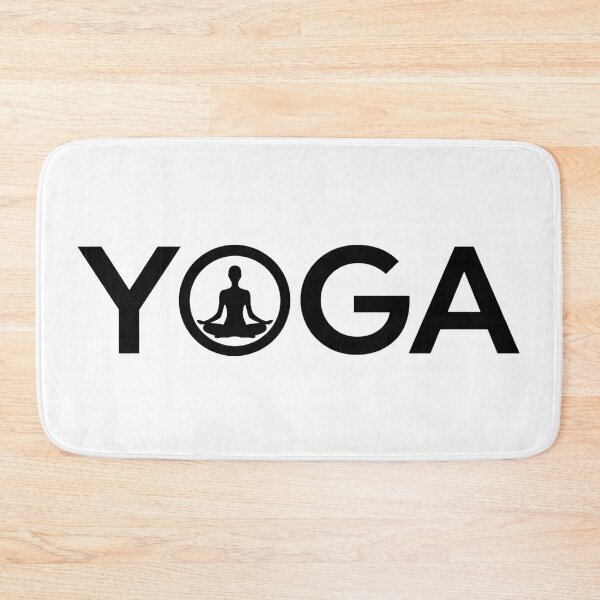 Item preview, YOGA Meditation Typogram - Yoga Lotus Pose Inside Letter O Zen Design designed and sold by 2Sec.