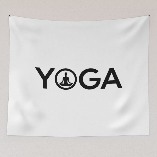 Item preview, YOGA Meditation Typogram - Yoga Lotus Pose Inside Letter O Zen Design designed and sold by 2Sec.