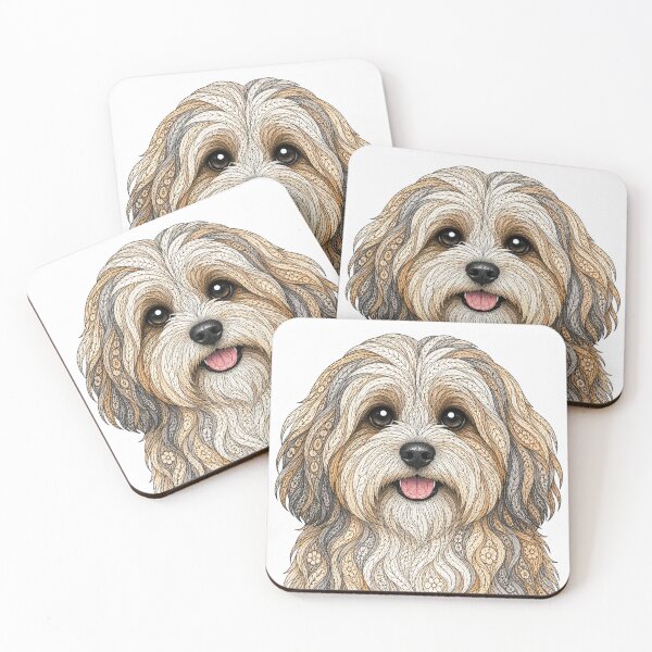 Item preview, Intricate Havanese designed and sold by PaintedbyCarol.