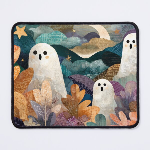 Item preview, Ghosts in Autumn Forest Collage Art designed and sold by NatureSight.