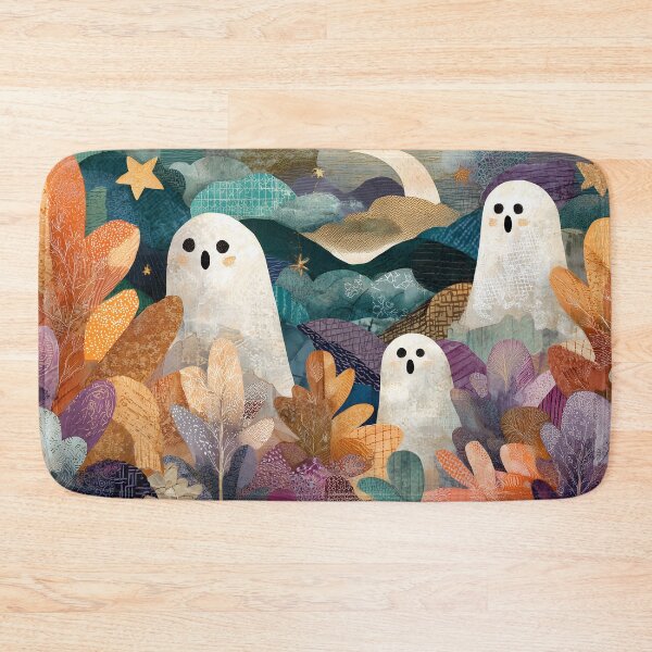 Item preview, Ghosts in Autumn Forest Collage Art designed and sold by NatureSight.
