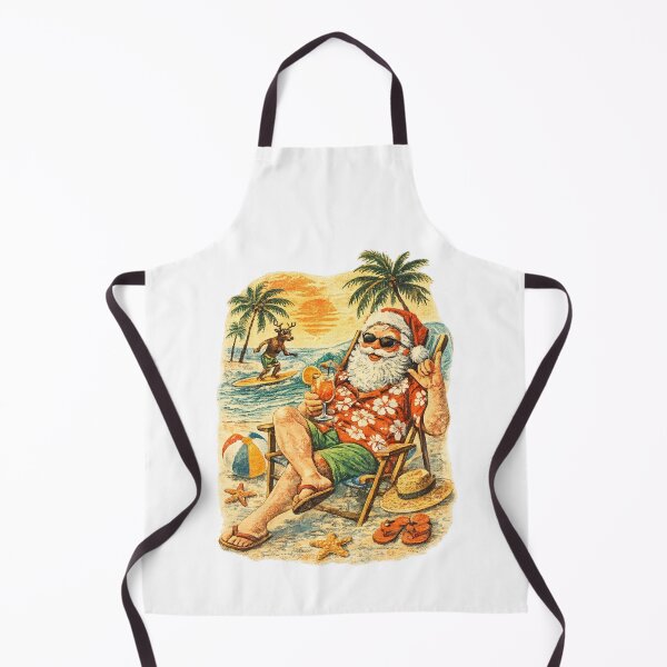 Item preview, Funny Vintage Santa Claus Beach Vacation Retro 1960s Christmas Gift designed and sold by Artycom.