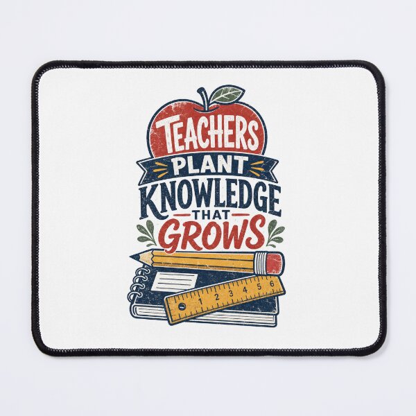 Item preview, Teacher Teachers Plant Knowledge That Grows Motivational Slogan gift for Teachers and Educators designed and sold by LD ART.