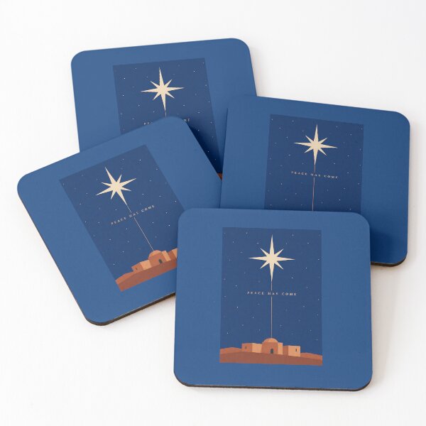 Item preview, Peace Has Come – Modern Christian Christmas Greeting Card designed and sold by astersgraphics.