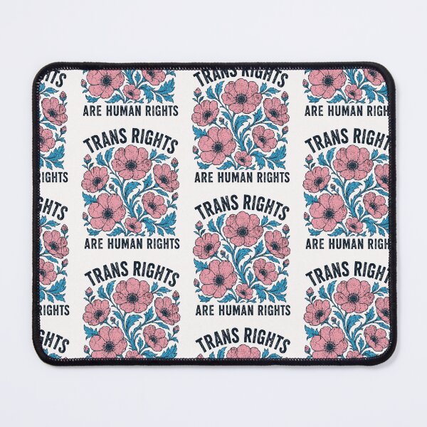 Item preview, Trans Rights Are Human Rights Floral Botanical Vintage LGBTQ Pride Aesthetic designed and sold by JapanAnimeS3.