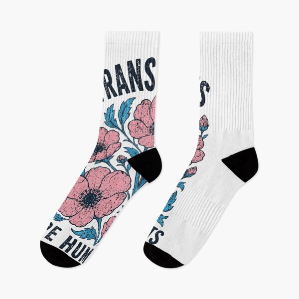 Item preview, Trans Rights Are Human Rights Floral Botanical Vintage LGBTQ Pride Aesthetic designed and sold by JapanAnimeS3.