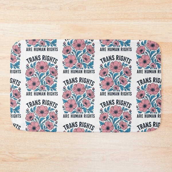 Item preview, Trans Rights Are Human Rights Floral Botanical Vintage LGBTQ Pride Aesthetic designed and sold by JapanAnimeS3.
