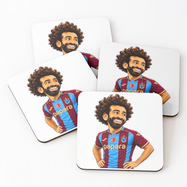 Item preview, MO SALAH | THE PHARAOH OF TRABZON Premium Football Caricature designed and sold by FlatInkStudio.