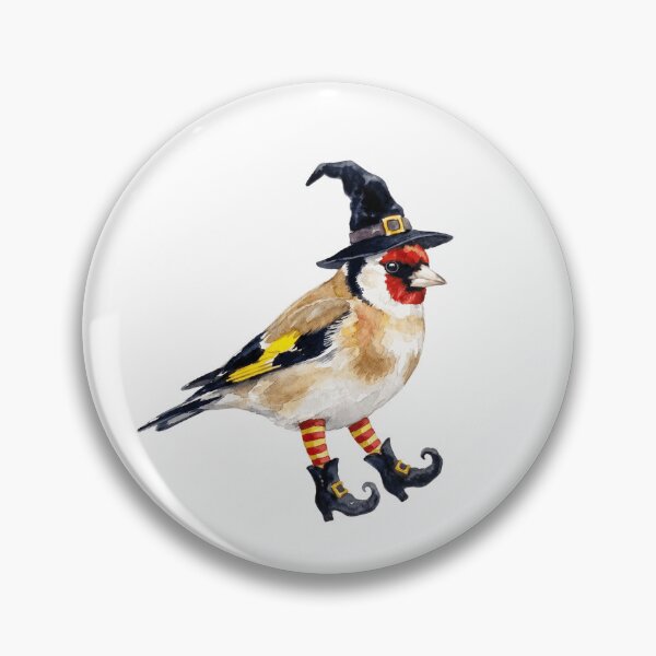 Item preview, European Goldfinch Witch designed and sold by Tiffany Roy.