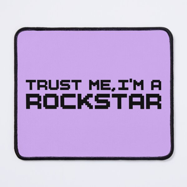 Item preview, Trust Me I’m a Rockstar – Bold Typography Sticker designed and sold by tviyluv.