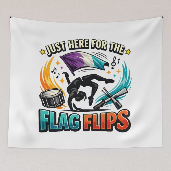 Item preview, Just Here for the Flips - Funny Acrobatics Tumbling designed and sold by SidTastic .