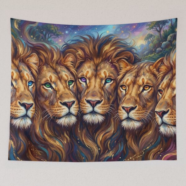 Item preview, Cosmic Lions of Unity designed and sold by Sigtrix.
