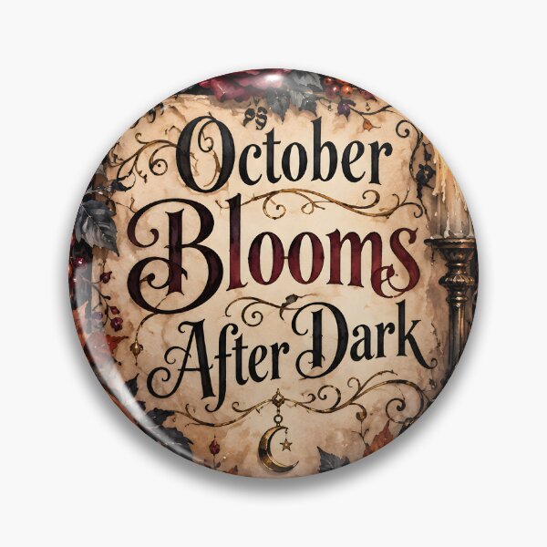 Item preview, October Blooms After Dark – Gothic Raven Halloween Watercolor designed and sold by blankTeeShirt.
