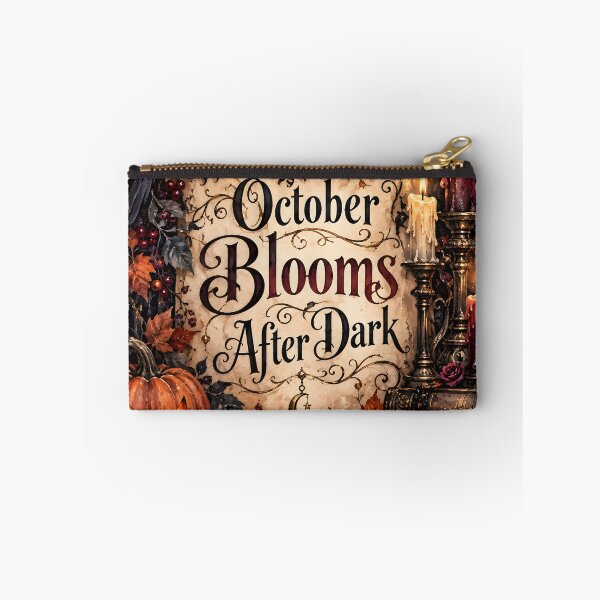 Item preview, October Blooms After Dark – Gothic Raven Halloween Watercolor designed and sold by blankTeeShirt.