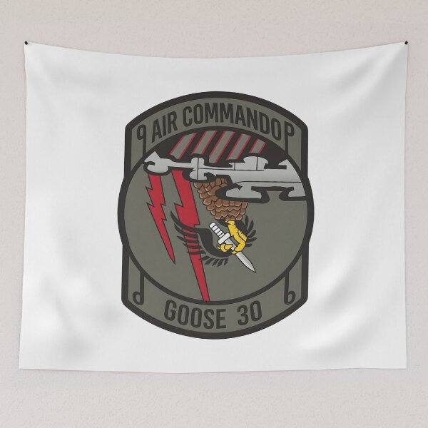 Item preview, USAF 9th Special Operations Squadron Goose 30 Patch    designed and sold by CharlieDesings.