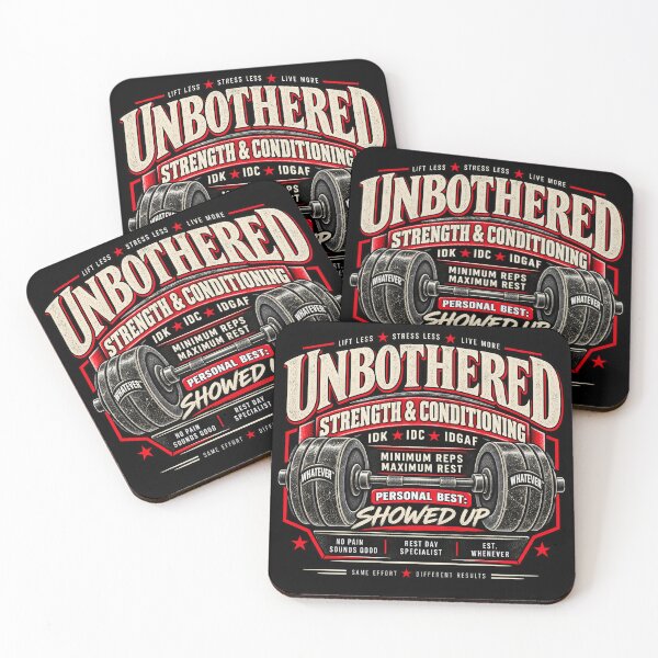 Item preview, Unbothered Strength & Conditioning – Personal Best: Showed Up designed and sold by chamlogic.