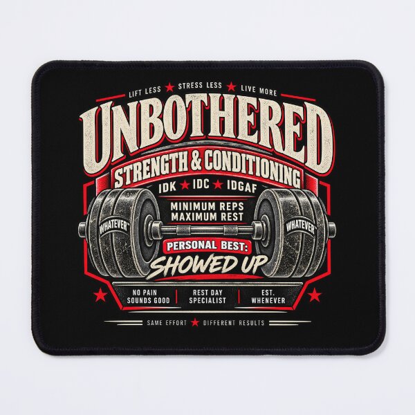 Item preview, Unbothered Strength & Conditioning – Personal Best: Showed Up designed and sold by chamlogic.