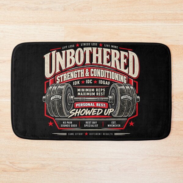 Item preview, Unbothered Strength & Conditioning – Personal Best: Showed Up designed and sold by chamlogic.