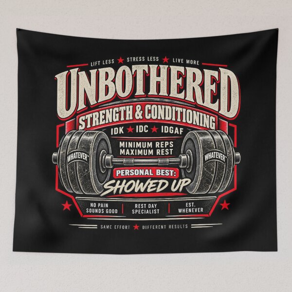 Item preview, Unbothered Strength & Conditioning – Personal Best: Showed Up designed and sold by chamlogic.