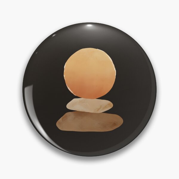 Item preview, Abstract Earth Tone Zen Balance Stones Minimalist Boho Art designed and sold by VibeShift Studio.