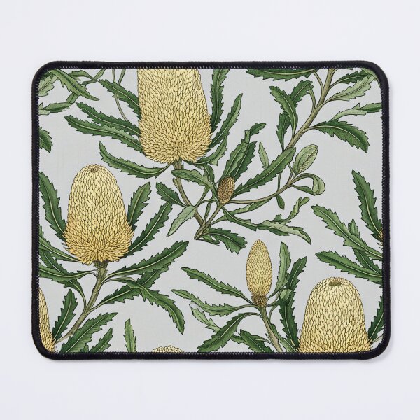 Item preview, Australian Golden Banksia Native Botanical Seamless Pattern designed and sold by Studio BC.