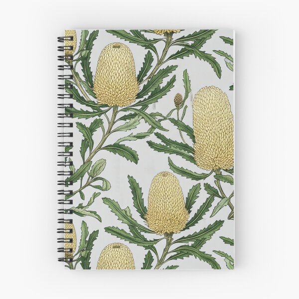 Item preview, Australian Golden Banksia Native Botanical Seamless Pattern designed and sold by Studio BC.
