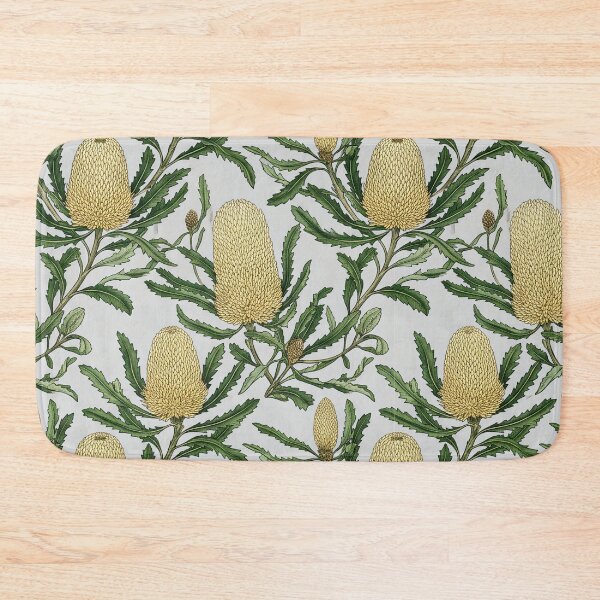 Item preview, Australian Golden Banksia Native Botanical Seamless Pattern designed and sold by Studio BC.