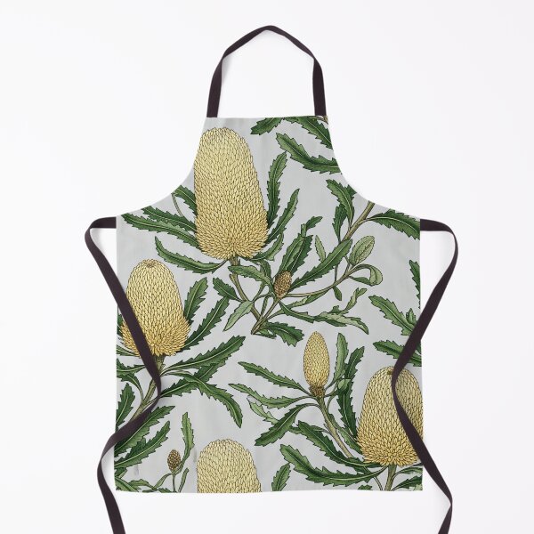 Item preview, Australian Golden Banksia Native Botanical Seamless Pattern designed and sold by Studio BC.