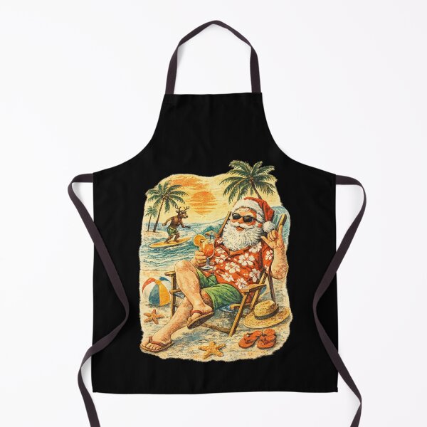 Item preview, Funny Vintage Santa Claus Beach Vacation Retro 1960s Christmas Gift designed and sold by Artycom.
