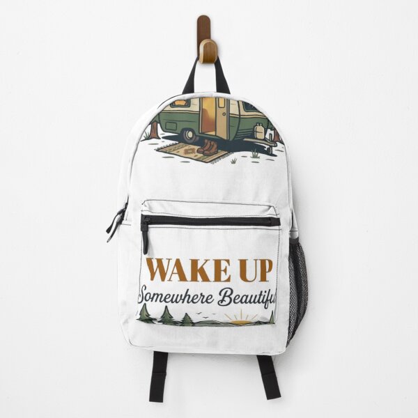 Item preview, Wake Up Somewhere Beautiful Camping designed and sold by Salma.Store.