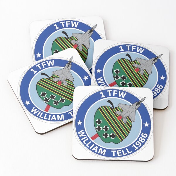 Item preview, USAF 1 TFW William Tell 1986 Patch    designed and sold by CharlieDesings.