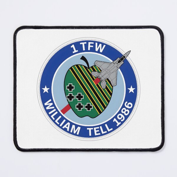 Item preview, USAF 1 TFW William Tell 1986 Patch designed and sold by CharlieDesings.