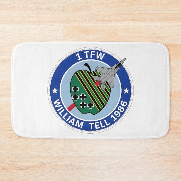 Item preview, USAF 1 TFW William Tell 1986 Patch    designed and sold by CharlieDesings.