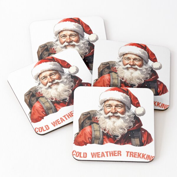 Item preview, Winter Trekking Santa Outdoor Adventure designed and sold by Litely.