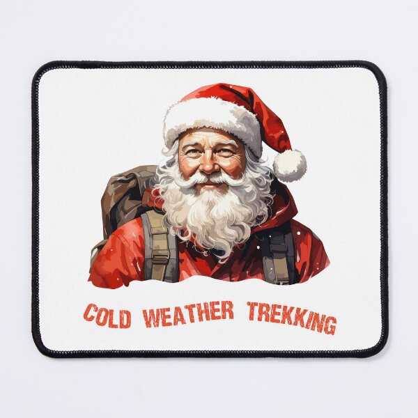 Item preview, Winter Trekking Santa Outdoor Adventure designed and sold by Litely.