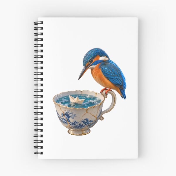 Item preview, Kingfisher Tea Harbor designed and sold by TrendTribeTP.