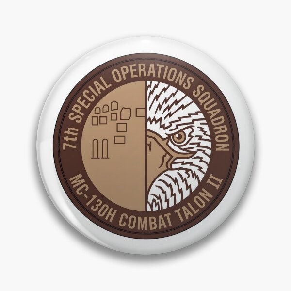 Item preview, USAF 7th Special Operations Squadron MC-130H Combat Talon II Patch    designed and sold by CharlieDesings.