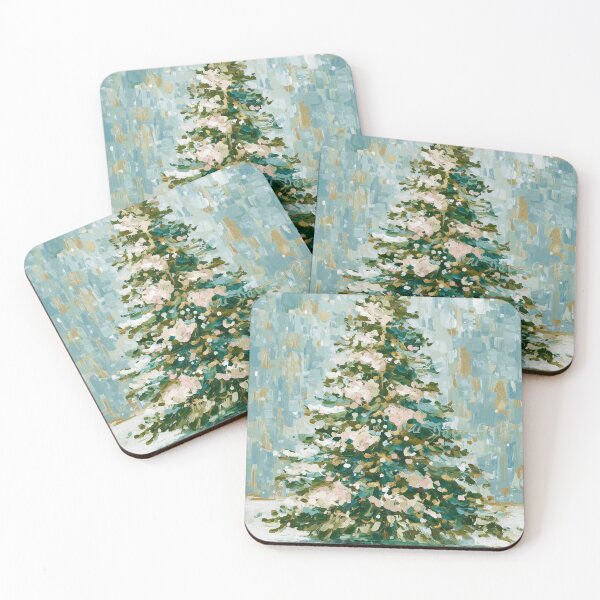 Item preview, Hand painted Christmas Tree card designed and sold by MendaciousMina.