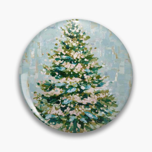 Item preview, Hand painted Christmas Tree card designed and sold by MendaciousMina.