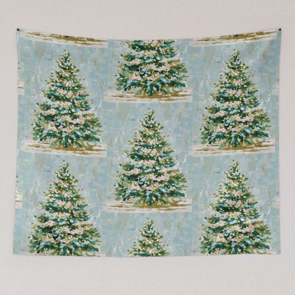 Item preview, Hand painted Christmas Tree card designed and sold by MendaciousMina.