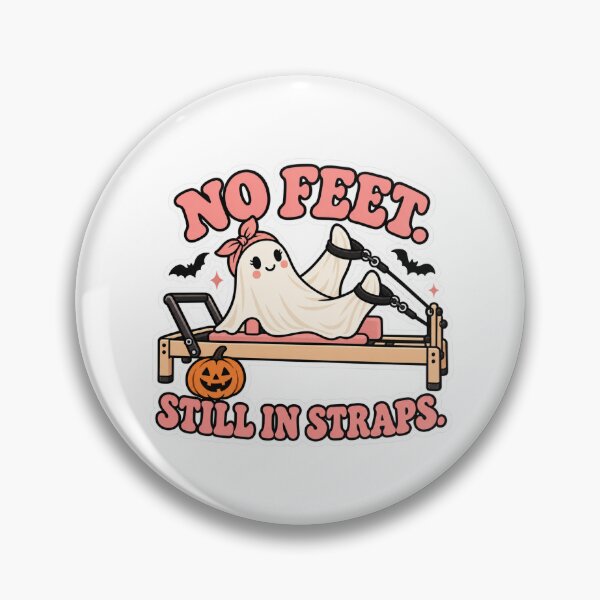 Item preview, Halloween Reformer Pilates Ghost – No Feet Still in Straps designed and sold by fotoNoz.