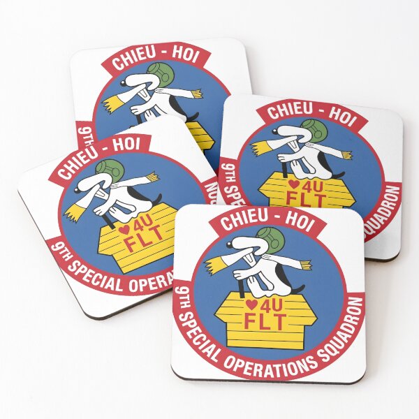 Item preview, USAF 9th Special Operations Squadron Chieu Hoi Flight 4U Patch    designed and sold by CharlieDesings.
