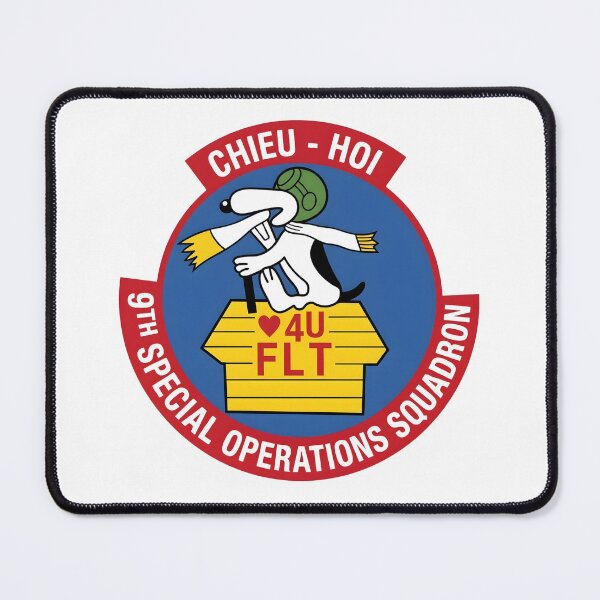 Item preview, USAF 9th Special Operations Squadron Chieu Hoi Flight 4U Patch designed and sold by CharlieDesings.