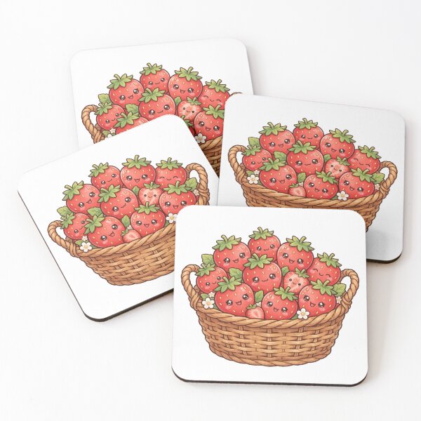Item preview, Basket of cute strawberries designed and sold by priyankajustine.