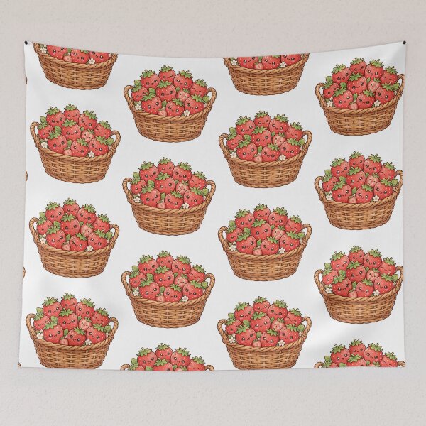 Item preview, Basket of cute strawberries designed and sold by priyankajustine.