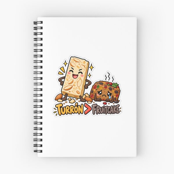 Item preview, Turrón > Fruitcake Funny Kawaii Spanish Nougat Food Rivalry designed and sold by yaney85.