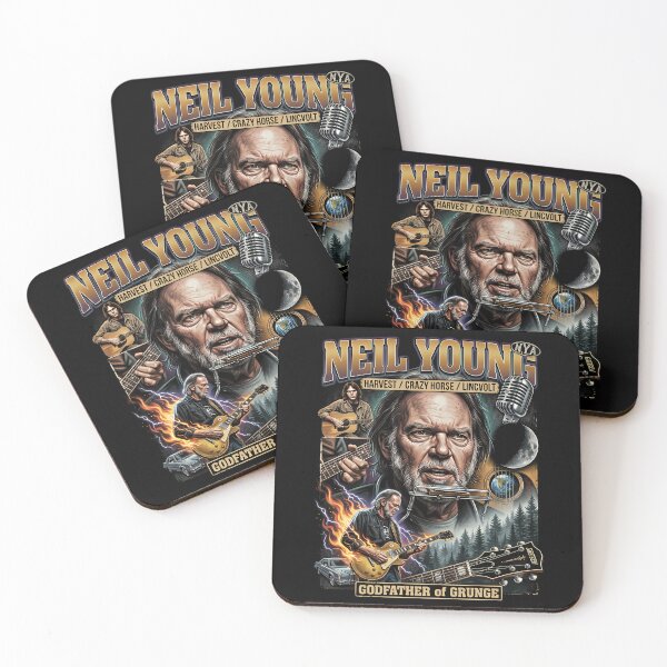 Item preview, classic 70s vintage neil young & crazy horse fanmade designed and sold by Luckydrew.