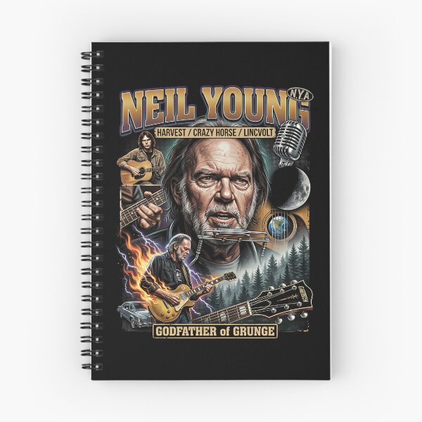 Item preview, classic 70s vintage neil young & crazy horse fanmade designed and sold by Luckydrew.
