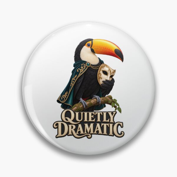 Item preview, Quietly Dramatic Toucan designed and sold by TrendTribeTP.